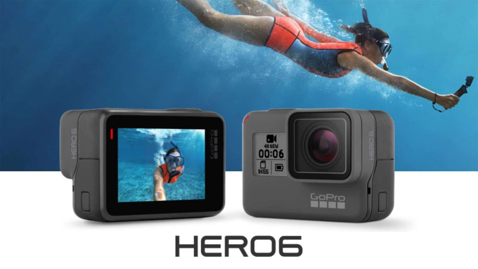 GoPro Hero 6 Caption Waterproofing