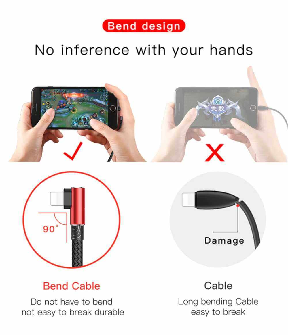 Baseus MVP 3-in-1 Mobile game Cable SOP