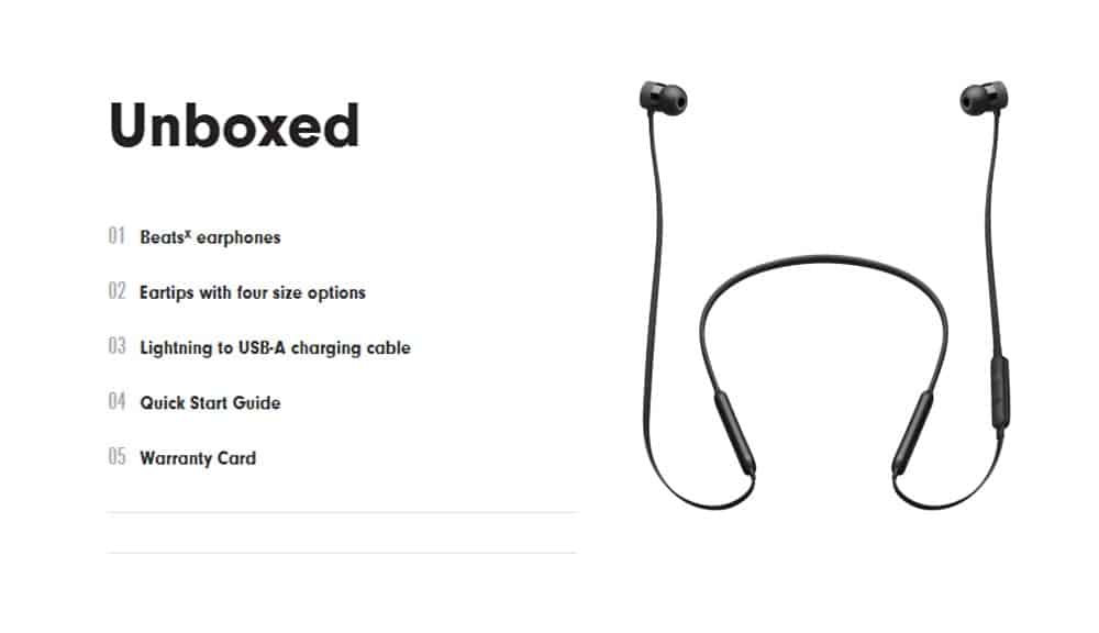 BeatsX In-Ear Wireless Headphones by Dr. Dre SOP