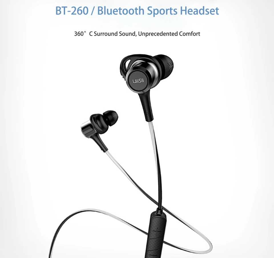 UiiSii BT260 Sports Waterproof Bluetooth Headphones SOP