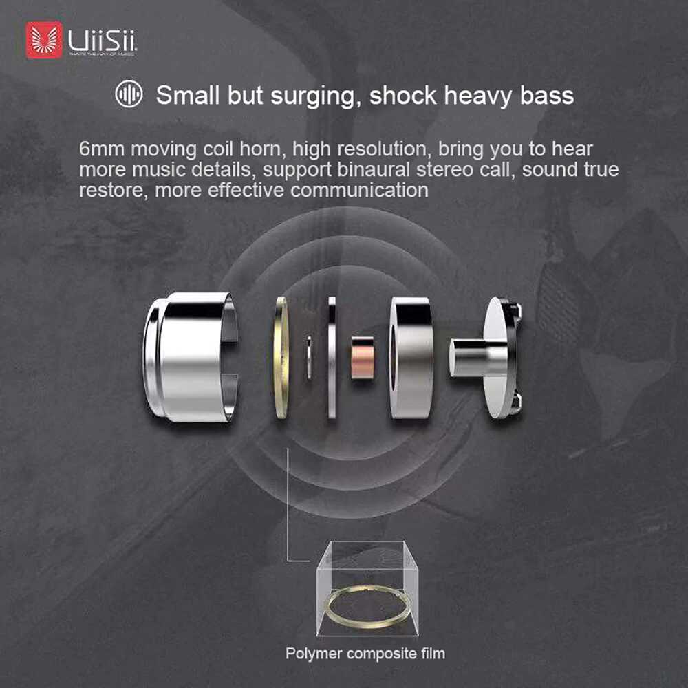 UiiSii TWS12 Ture Wireless Bluetooth Earphones SOP