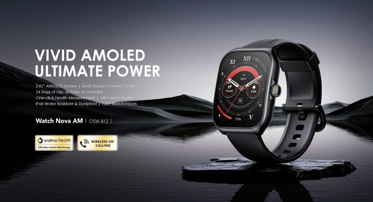 Oraimo Watch Nova AM Smart Watch | OSW-812